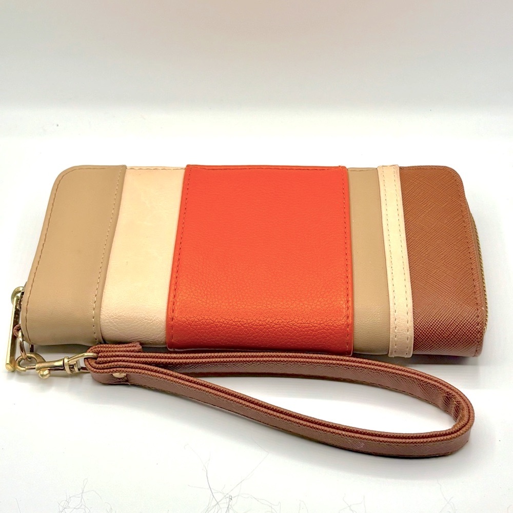 Multicolor Wallet Wristlet